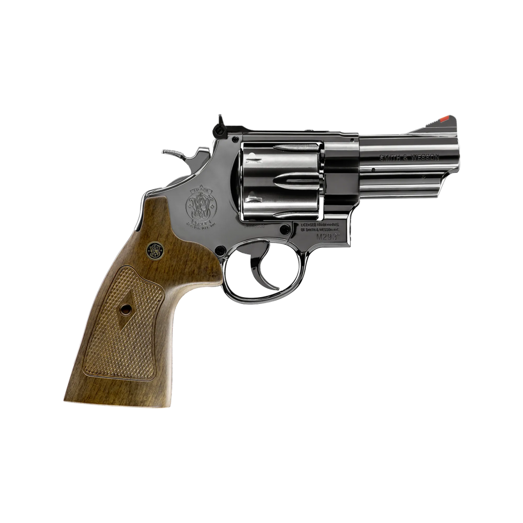 [26449] Smith & Wesson M29 Revolver 6mm Co2 3" Full Metal Chrome 1.5J