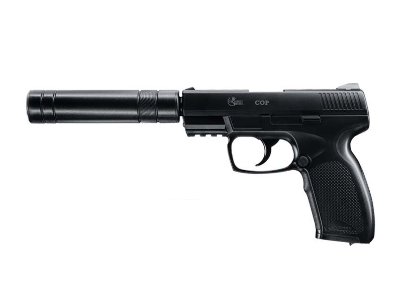 [25958] Combat Zone COP SK Noir CO2 Fixe avec silencieux 1.9J