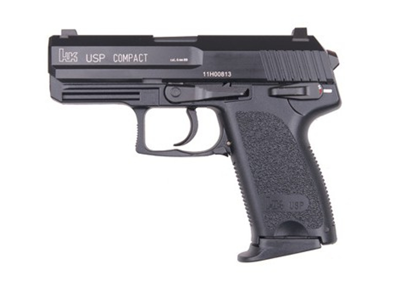 [25682] HK USP Compact Noir Full Métal GAZ Blowback 1J