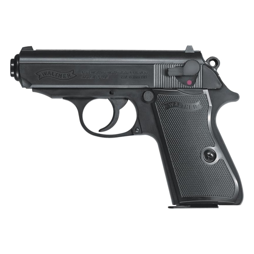 [25007] Walther PPK/S Noir Culasse Métal Spring 0.5J