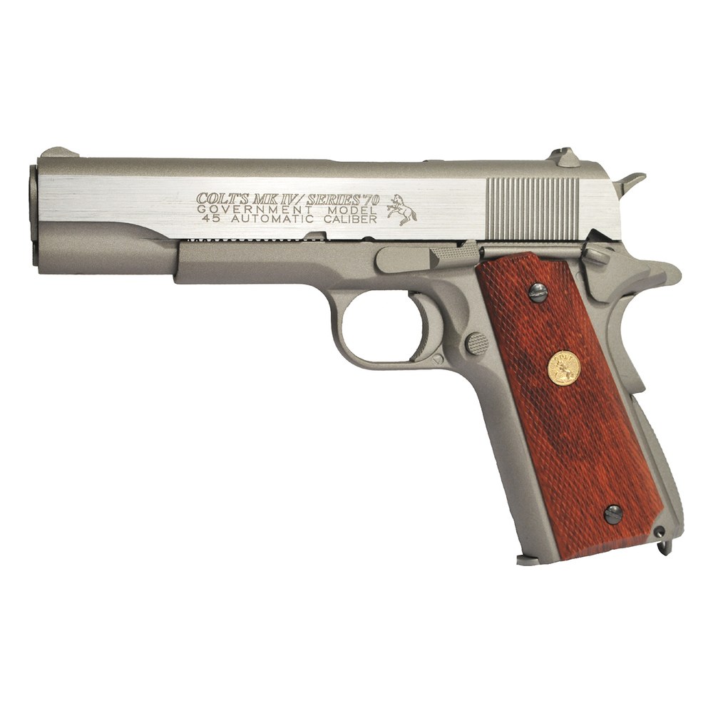 Colt 1911 Government Stainless Full Métal CO2 Blowback 1.2J