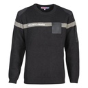 City Guard Pull Sécurité avec fenêtre noir 2XL