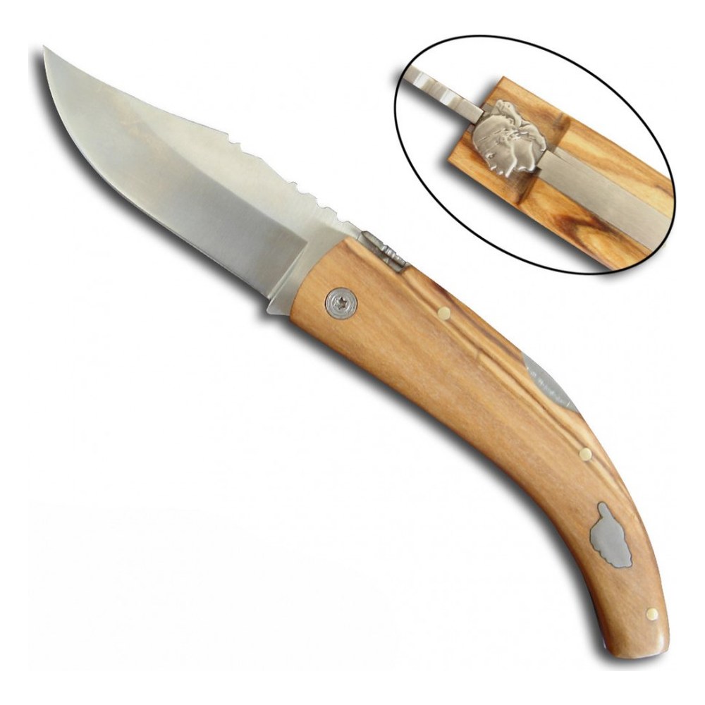 [10787] Couteau pliant bois Corse Lame 8cm