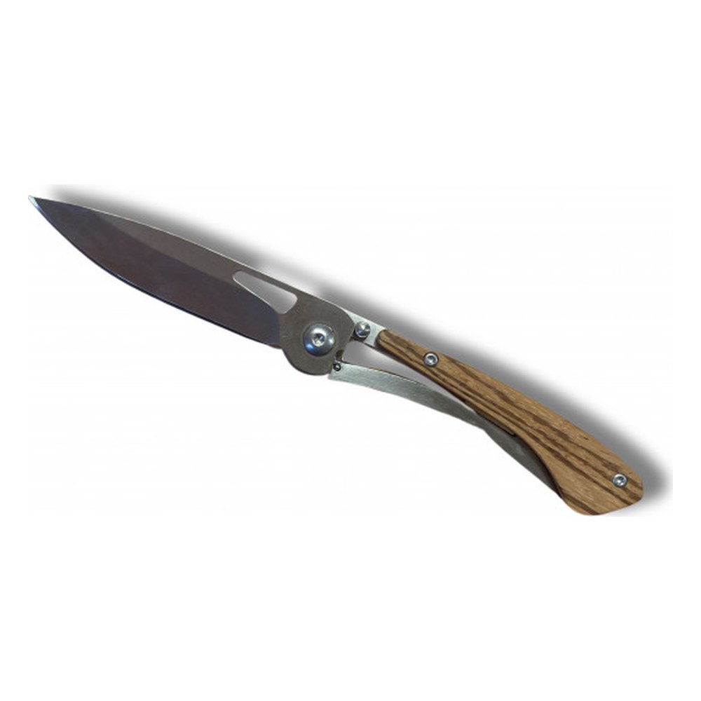 [10768] Couteau pliant Extra Plat Lame 7cm manche Bois