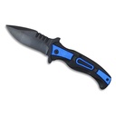 Couteau pliant ouverture assistée Noir/Bleu lame 10cm