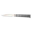 Couteau papillon ajouré gris lame 7 cm