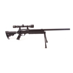 Well MB06D Fusil à ressort Sniper avec lunette et Bipied Noir 1.9J