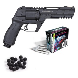 SNOWPEAK Revolver CP300 6rd Cal.50 13J + 50 billes +10 Co2 12gr