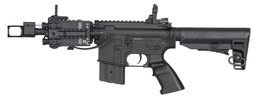 Golden Eagle Tanker PDW Full Metal/AMPEQ AEG 6mm 1J Pack Complet