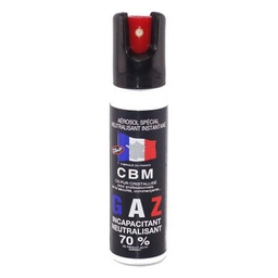 DM Diffusion Aérosol de défense GAZ 25ML CS Capot 1/4 de tour