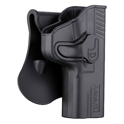 Amomax Holster polymère rotatif M&P9 Noir rétention active