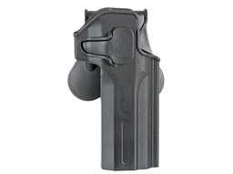 Amomax Holster polymère rotatif pour Desert E. Noir rétention active