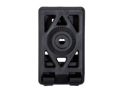 Amomax Adaptatateur Clip ceinturon Noir pour holster polymère rotatif