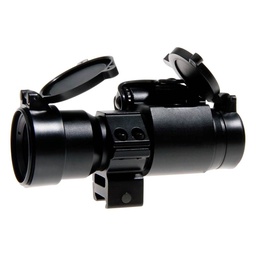 Duel Code Lunette Point Rouge Red Dot 1x30 Métal Noir