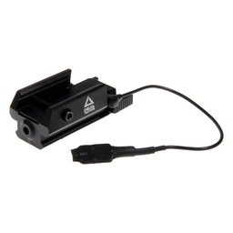 Delta Tactics Laser Rouge 21mm avec rail 21mm avec contacteur déporté