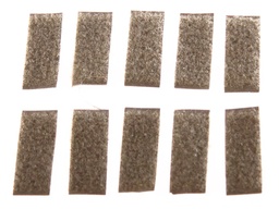 Set de bandes Velcro pour casques tactiques 3.8x1.8 OD (x10 pcs)