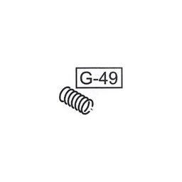 WE G-Series Pièce G-49 Ressort rocket valve