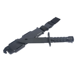 Couteau Factice Airsoft M9 Baïonnette avec étui MP Noir