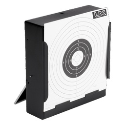 UX Porte cible métal plat Noir 14x14cm