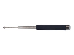 Matraque Téléscopique Acier Grip Mousse 21 pouces Noir chrome