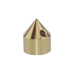 Embout Kubotan pour matraque Téléscopique Acier Or