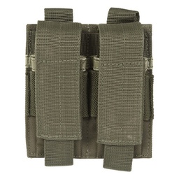 Porte chargeurs Double pour pistolet Olive (fixation Molle)