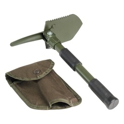 Pelle compact pliable olive avec étui