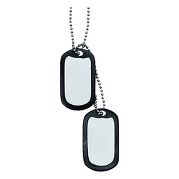 Dog Tag Plaques d'identité US Vierges Inox