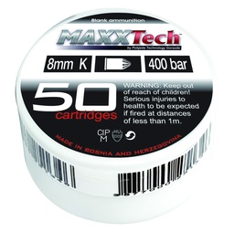 Maxxtech Balles à blanc 9mm R.K. (x50)