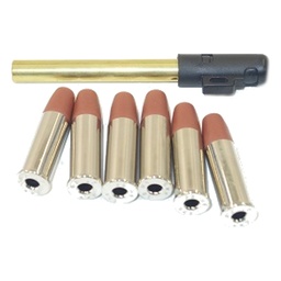 Douilles 6mm Python 357 magnum + canon supplementaire 4" (x6)
