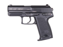 HK USP Compact Noir Full Métal GAZ Blowback 1J