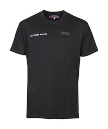 City Guard T-Shirt Sécurité Privée avec fenêtre Matricule noir 4XL