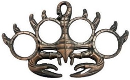 Poing américain Scorpion Vert Bronze